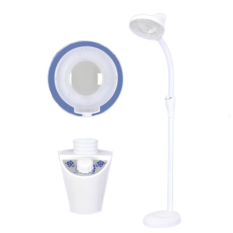 Lampa Cosmetica cu LED si Reglaj pe Intensitate Lumina, Picior Fix, Dioptrie X5, Model NOU