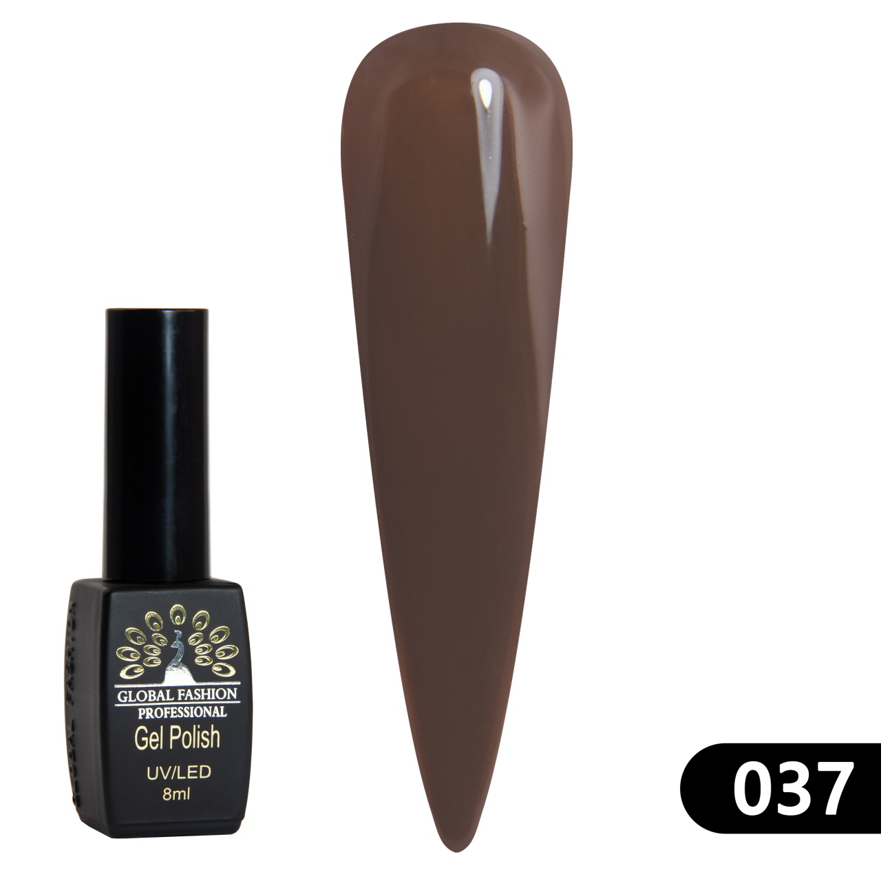 Oja semipermanenta BLACK ELITE, 8 ml, 037 - TPO Free