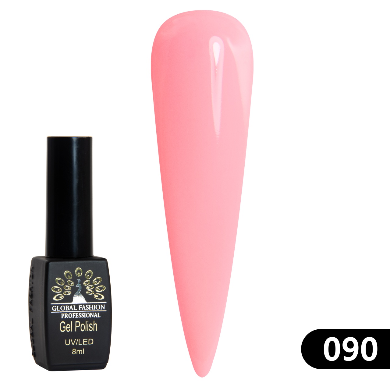 Oja semipermanenta BLACK ELITE, 8 ml, 090 - TPO Free