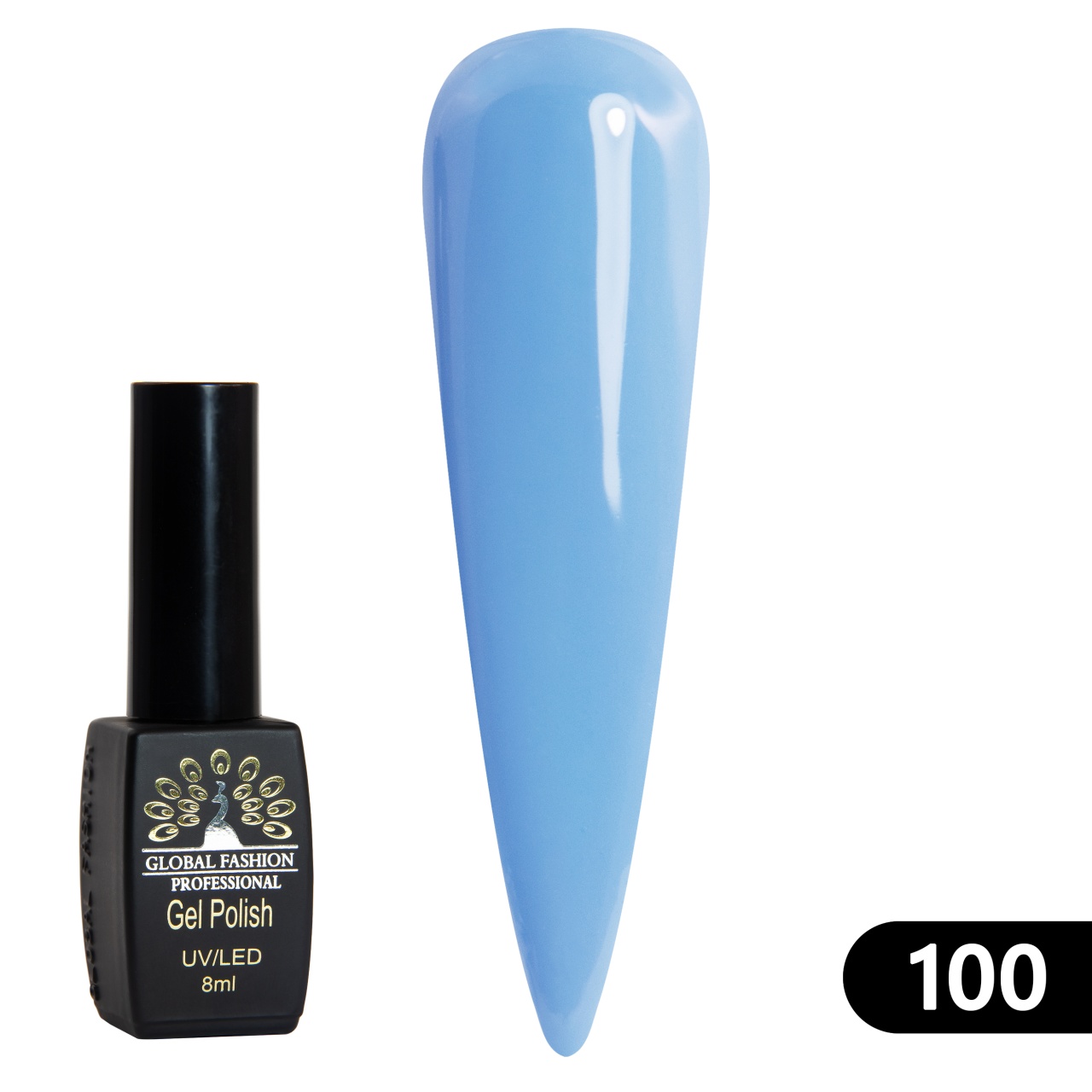 Oja semipermanenta BLACK ELITE, 8 ml,100 - TPO Free
