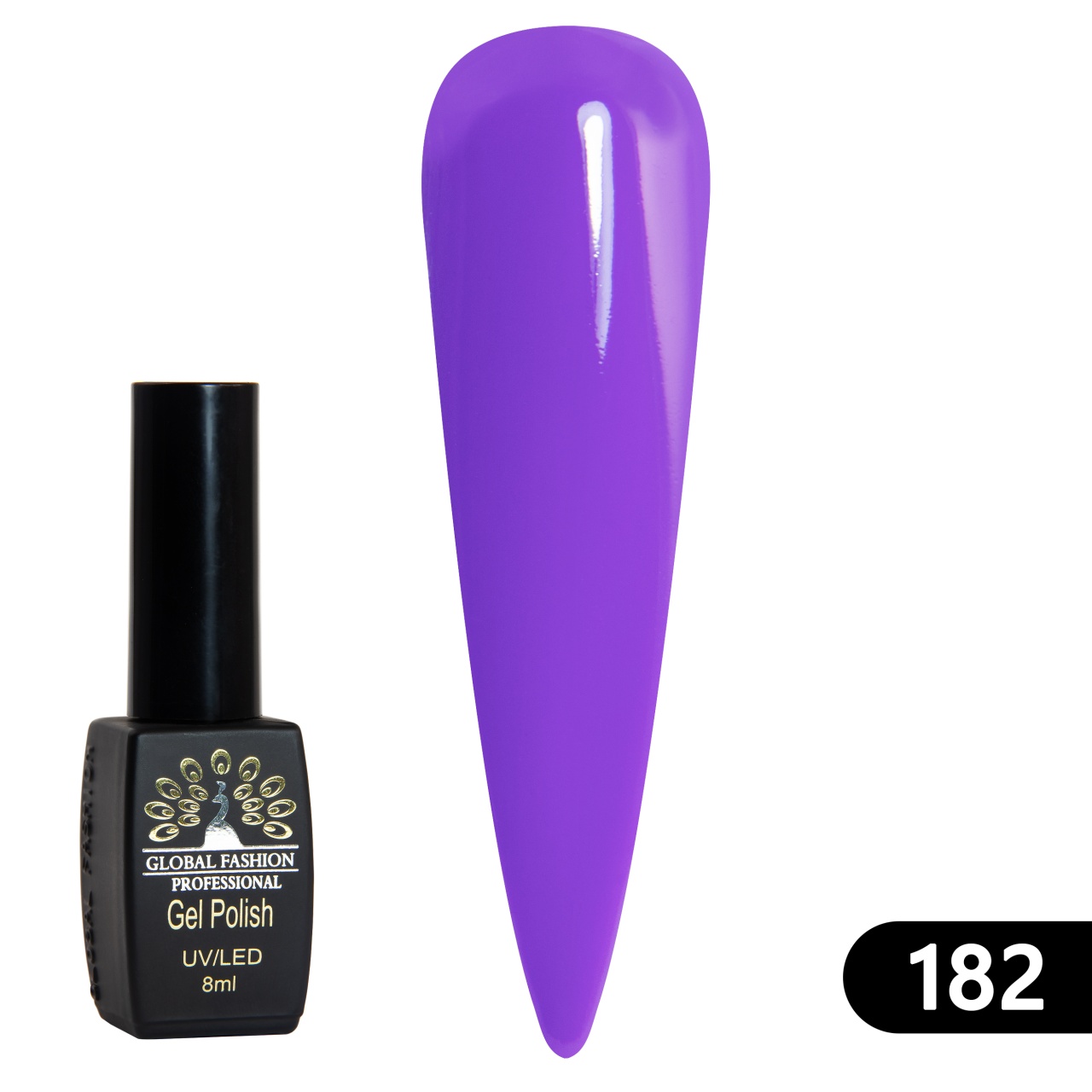 Oja semipermanenta BLACK ELITE, 8 ml, 182 - TPO Free