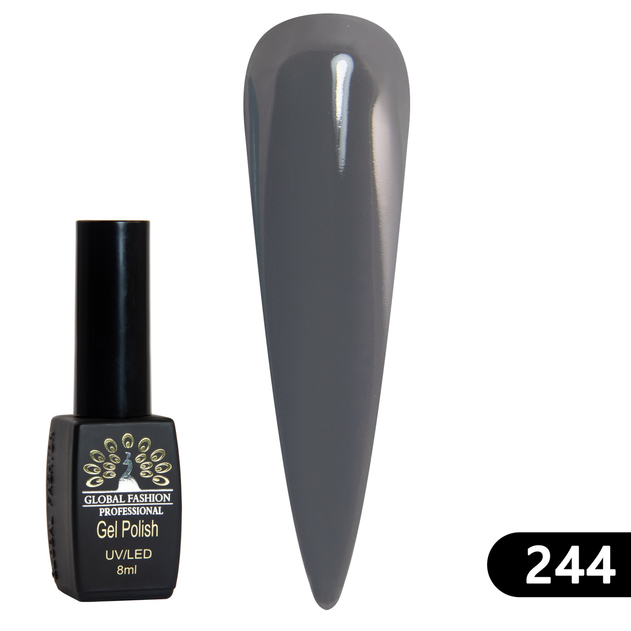 Oja semipermanenta BLACK ELITE, 8 ml, 244 - TPO Free