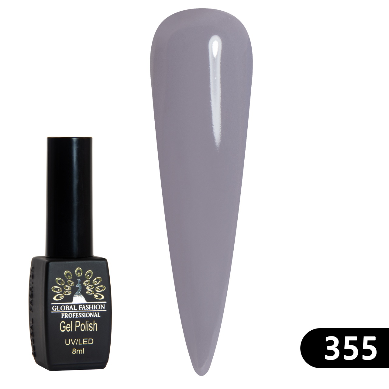 Oja semipermanenta BLACK ELITE, 8 ml, 355 - TPO Free