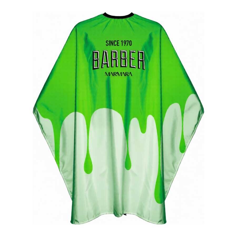 Pelerina frizerie Marmara Barber Acid Green