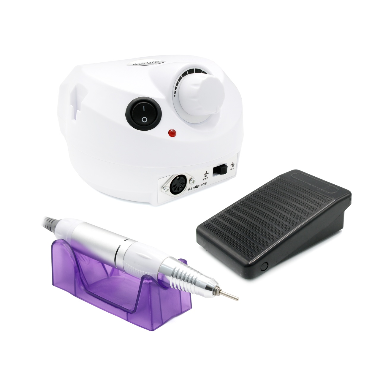 Pila Freza Electrica Manichiura 45.000 RPM - 65 W, ZS-601alb