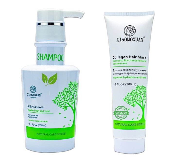 Set Cadou Xiaomoxuan S1M260 - Sampon Arbore de Ceai 300ml + Masca Colagen 260ml