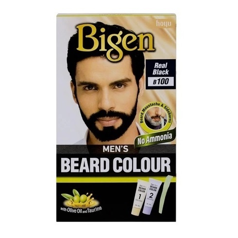 Vopsea de barba Bigen B100 Negru intens 40ml