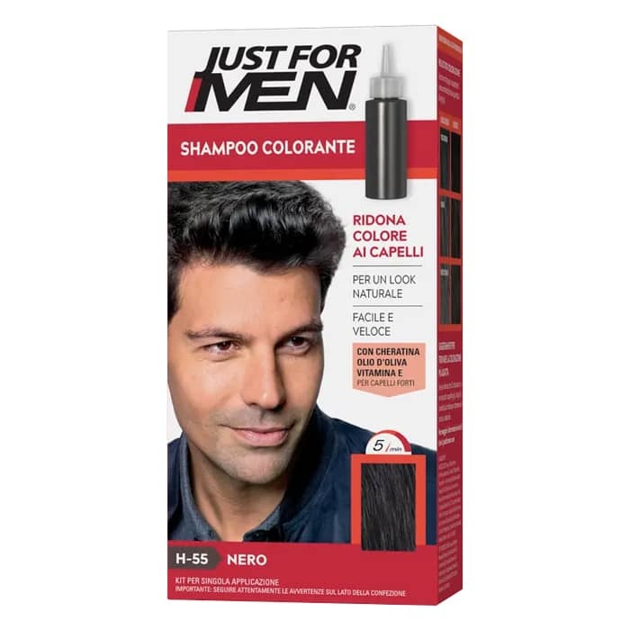 Vopsea de par Just For Men Negru 66ml
