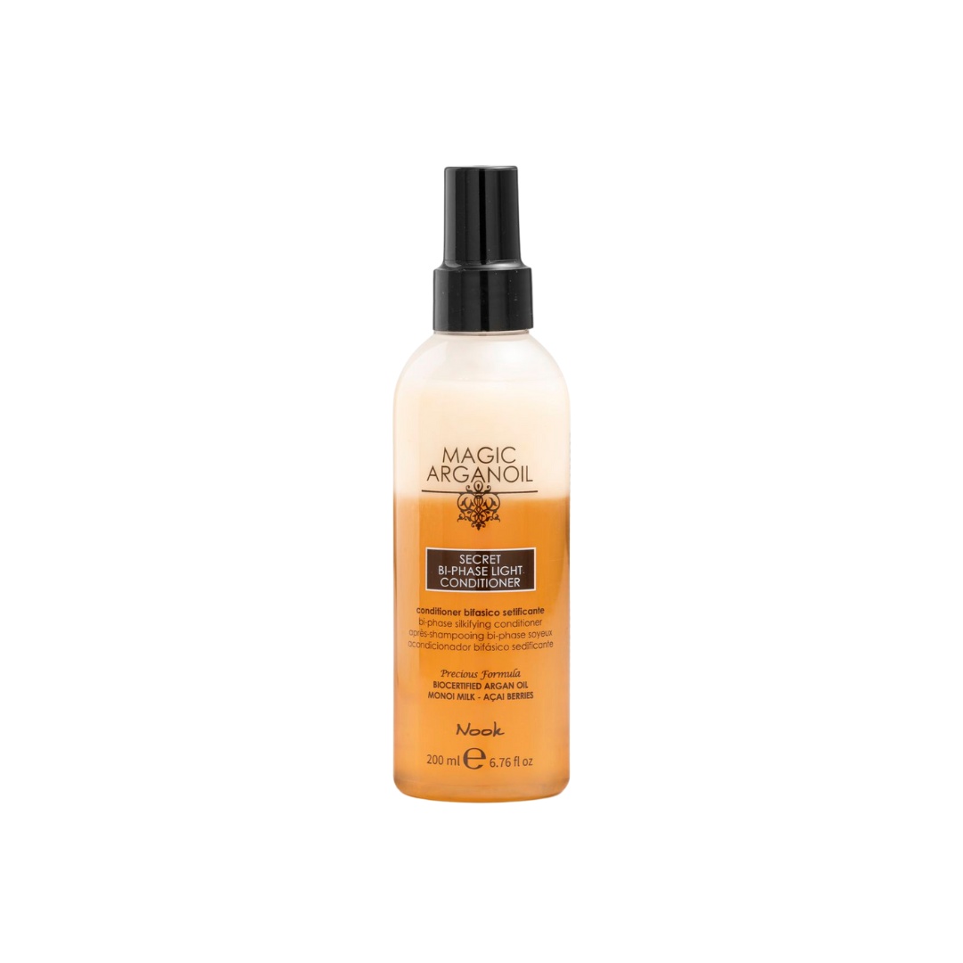 Balsam spray Nook Magic Argan Oil Bi-phase Light Fără Clătire, Cantitate: 200 ml