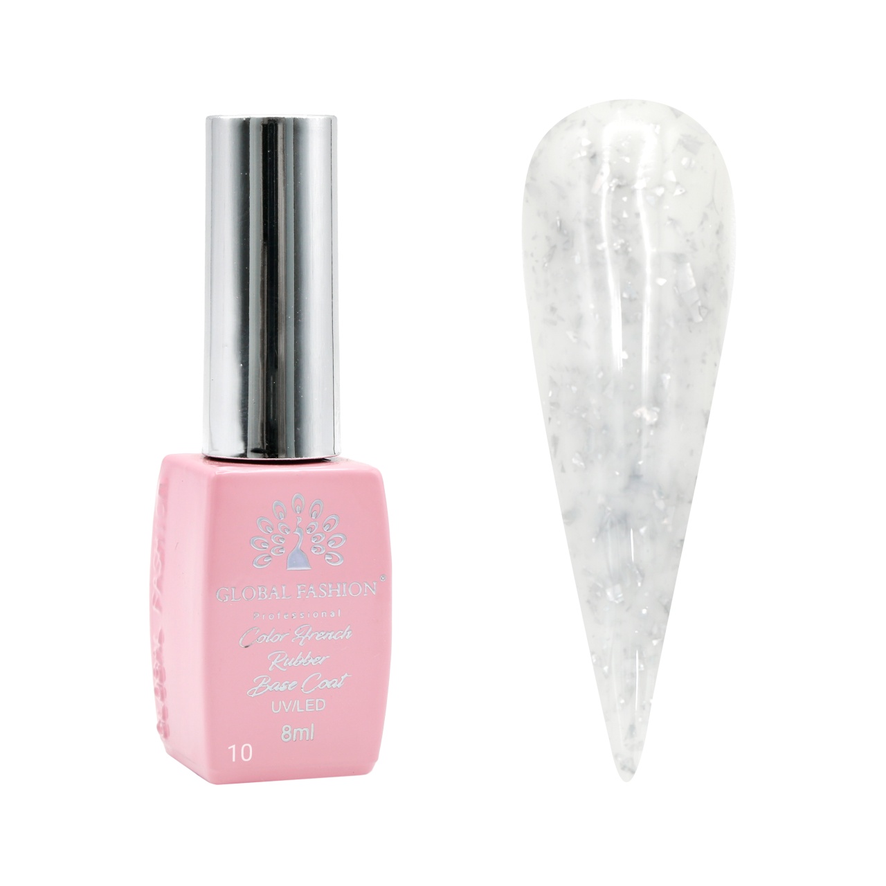 Baza Foil, baza cauciucata pentru unghii, 8 ml, 10 - Free TPO