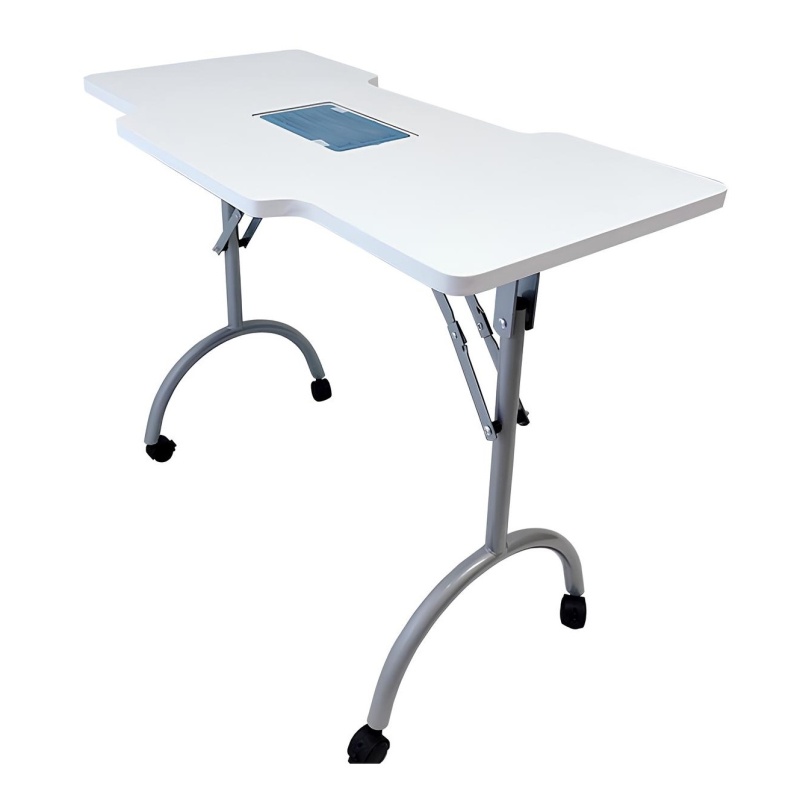 Masa Manichiura cu Aspirator Incorporat si Roti - 94 x 41x 70 cm + Cadou 2x Saci Rezerva Aspirator 9007