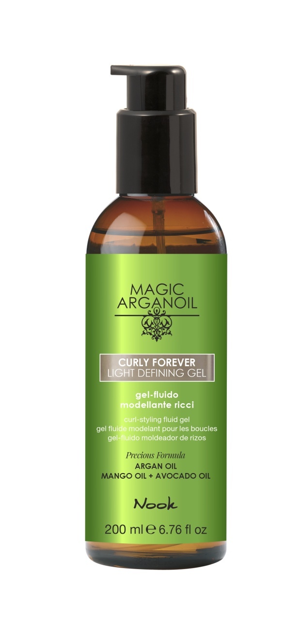 Nook Magic ArganOil Curly Forever Light Defining-Gel de Definire Ușoară pentru Bucle200ml
