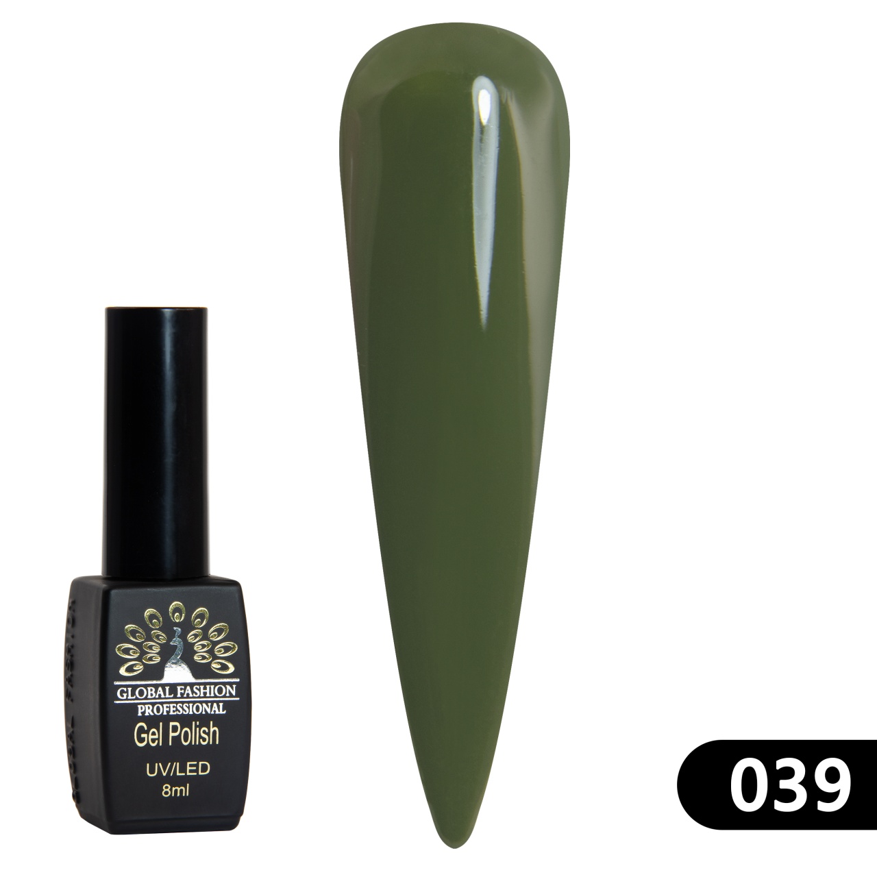 Oja semipermanenta BLACK ELITE, 8 ml, 039 - TPO Free