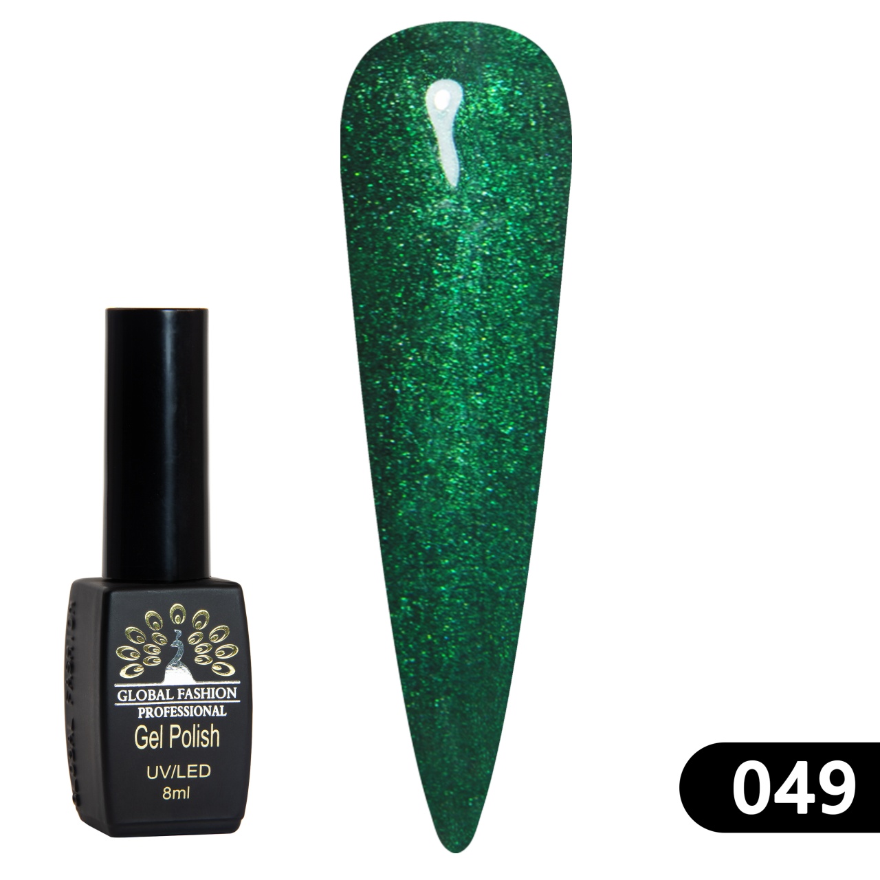 Oja semipermanenta BLACK ELITE, 8 ml, 049 - TPO Free