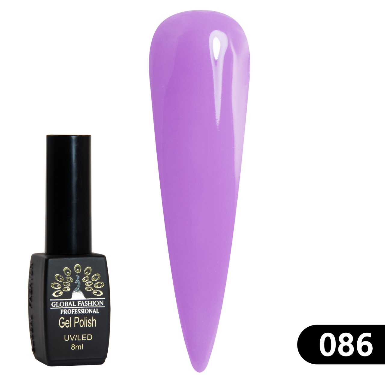 Oja semipermanenta BLACK ELITE, 8 ml, 086 - TPO Free
