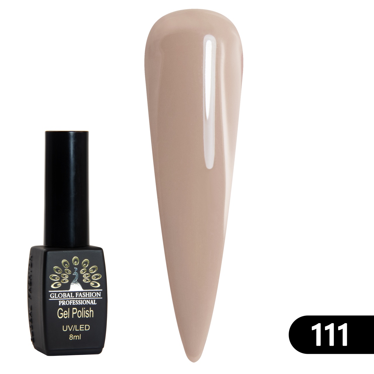 Oja semipermanenta BLACK ELITE, 8 ml,111 - TPO Free
