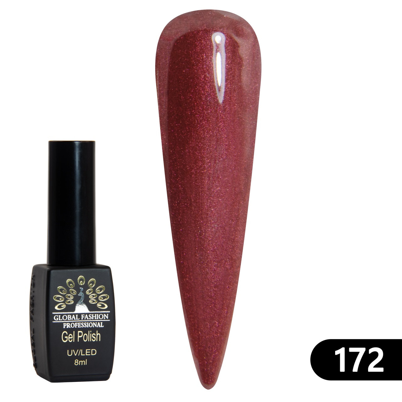 Oja semipermanenta BLACK ELITE, 8 ml, 172 - TPO Free