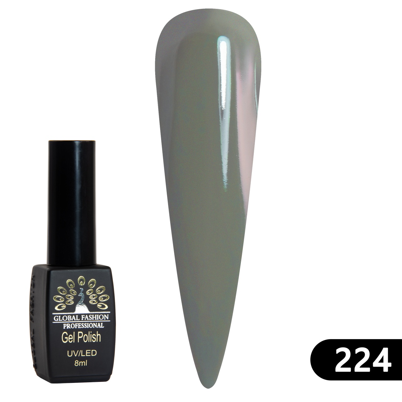 Oja semipermanenta BLACK ELITE, 8 ml, 224 - TPO Free