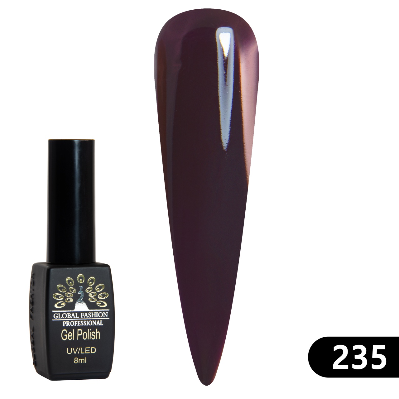 Oja semipermanenta BLACK ELITE, 8 ml, 235 - TPO Free
