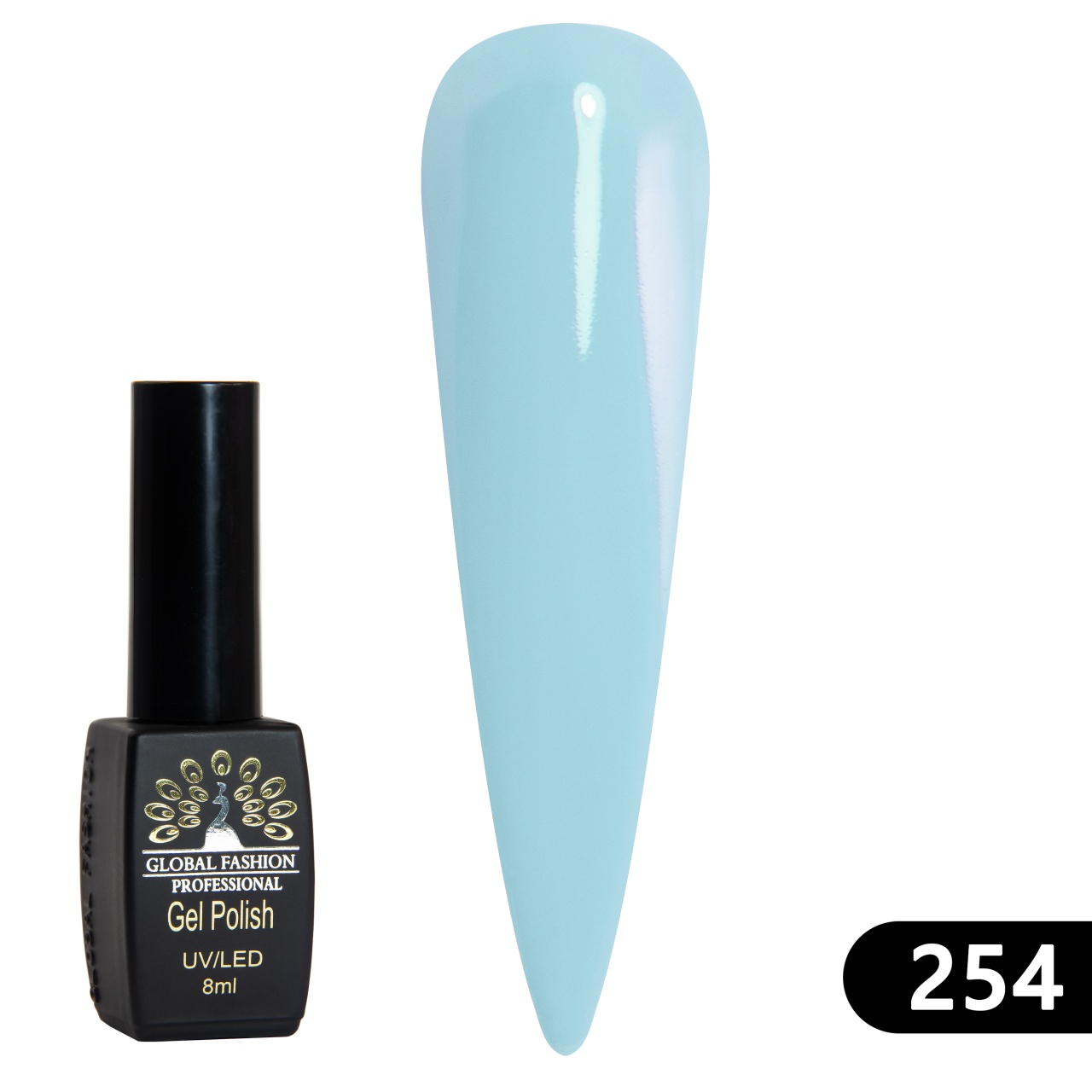 Oja semipermanenta BLACK ELITE, 8 ml, 254 - TPO Free