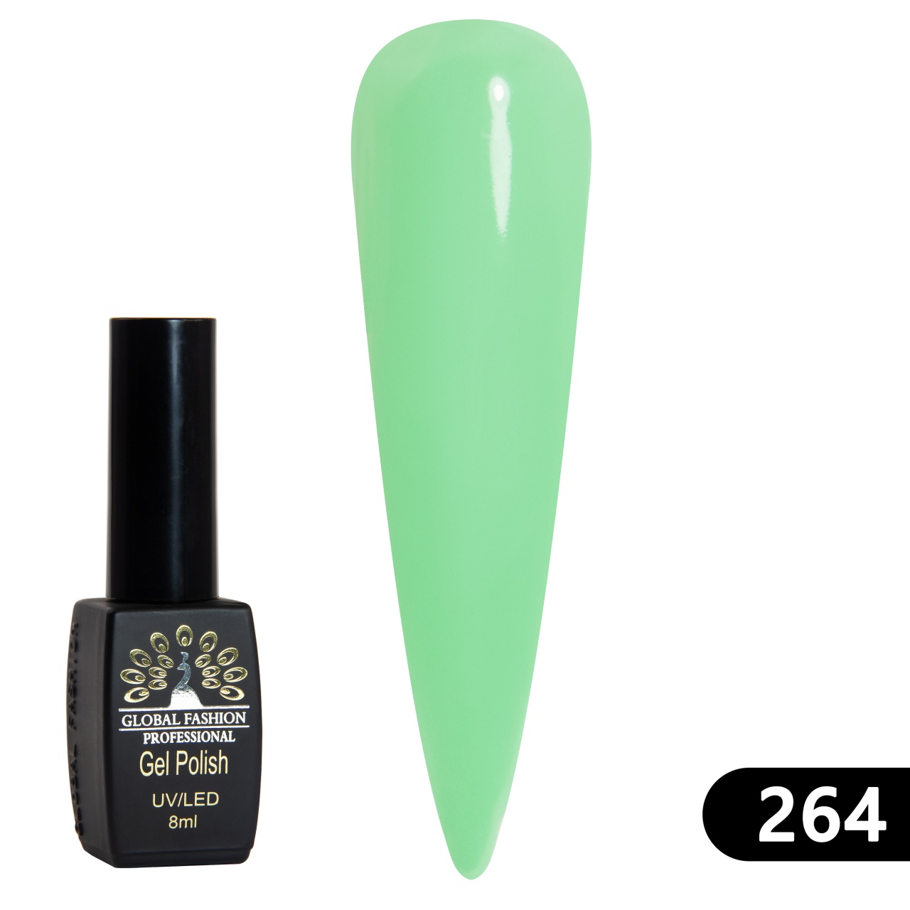 Oja semipermanenta BLACK ELITE, 8 ml, 264 - TPO Free
