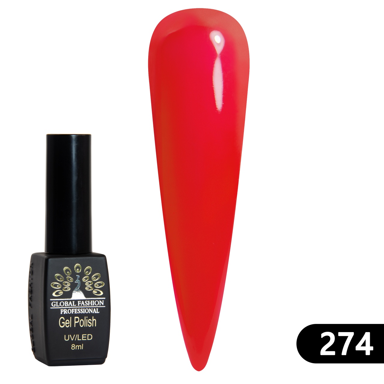 Oja semipermanenta BLACK ELITE, 8 ml, 274 - TPO Free