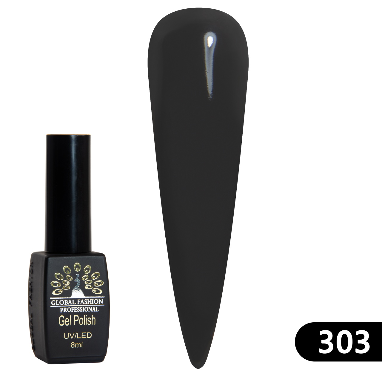 Oja semipermanenta BLACK ELITE, 8 ml, 303 - TPO Free