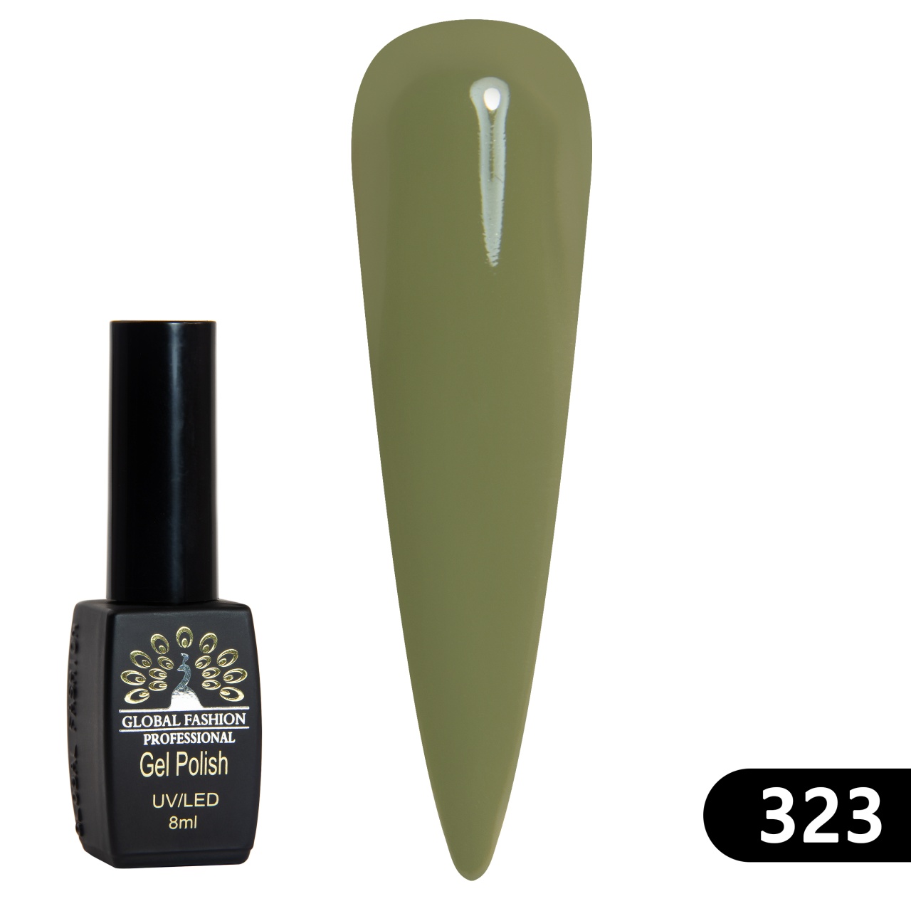 Oja semipermanenta BLACK ELITE, 8 ml, 323 - TPO Free