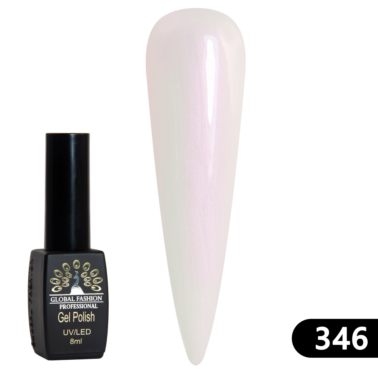 Oja semipermanenta BLACK ELITE, 8 ml, 346 - TPO Free