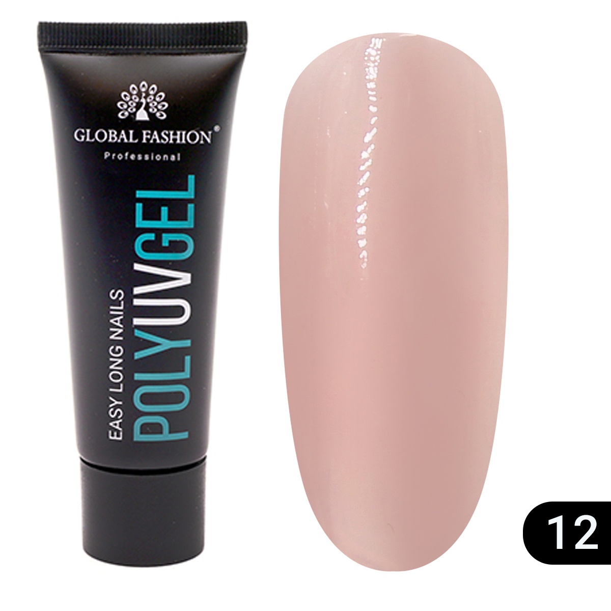 Polygel constructie unghii, 30 g, 12 - TPO Free