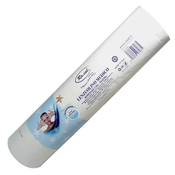 Rola Cearceaf de pat din hartie de unica folosinta Roial 60cmx80m 2 straturi