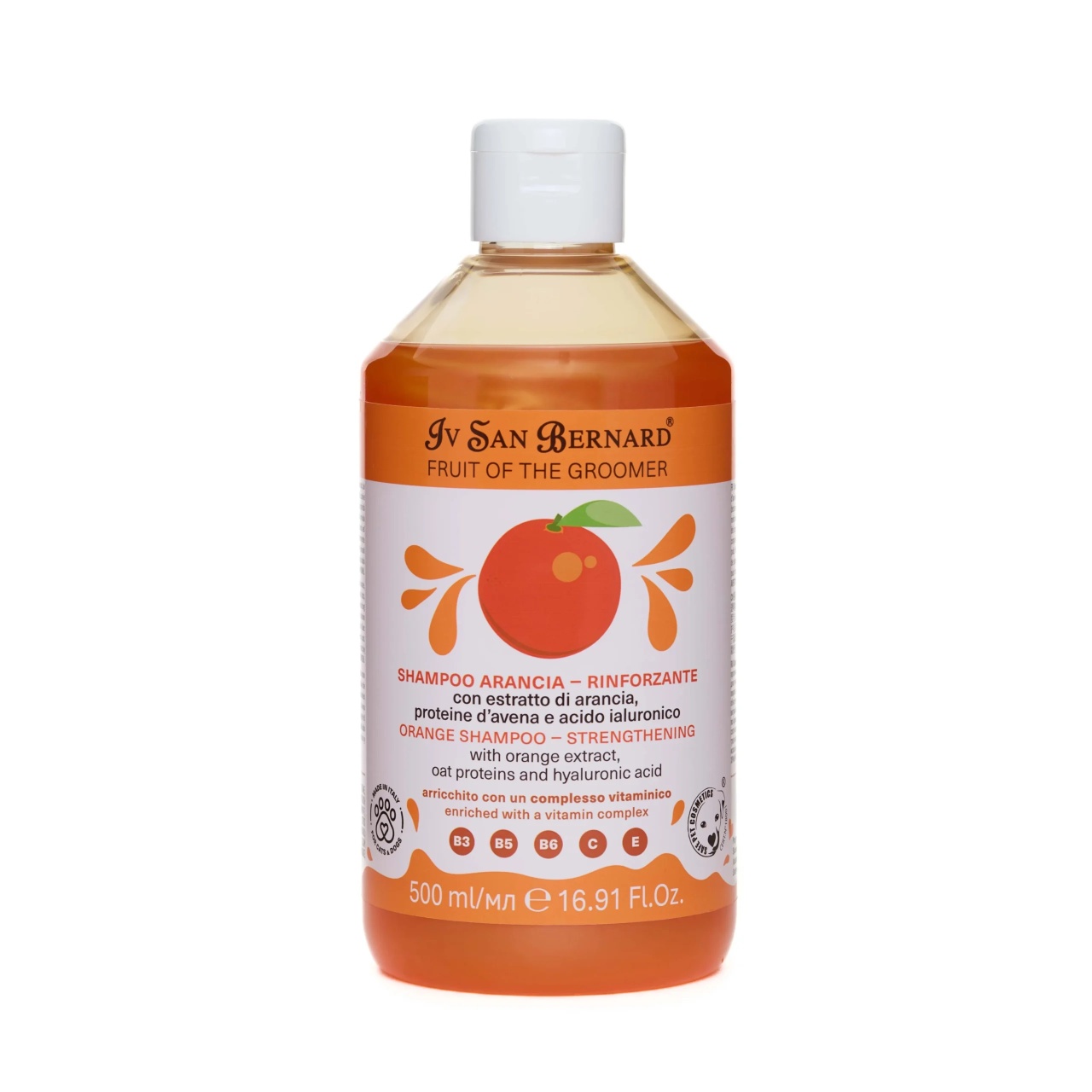 Sampon Iv San Bernard Orange NEW, pentru caini si pisici, 500ml