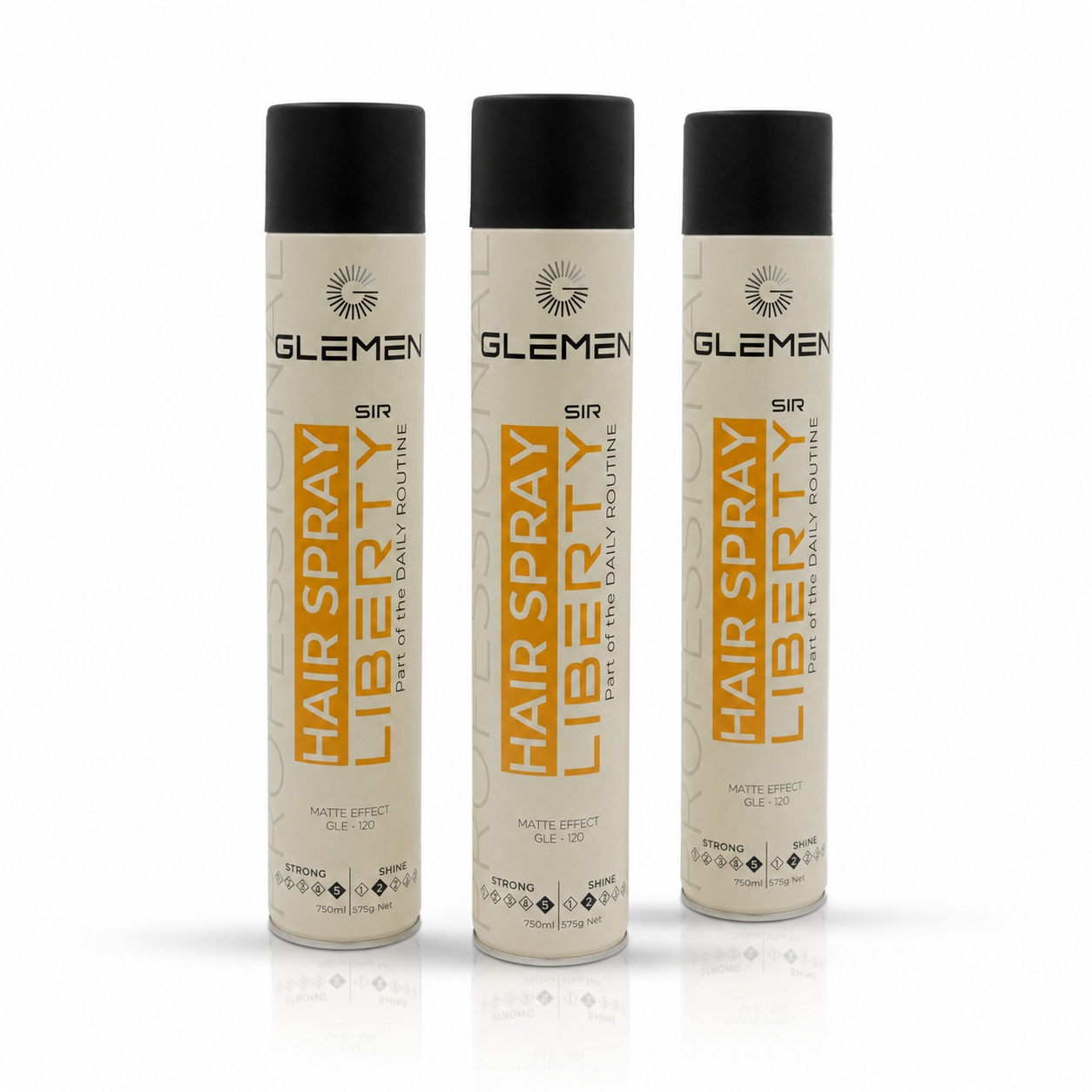 Set 3 Fixative Profesionale Glemen Liberty SIR 750ml