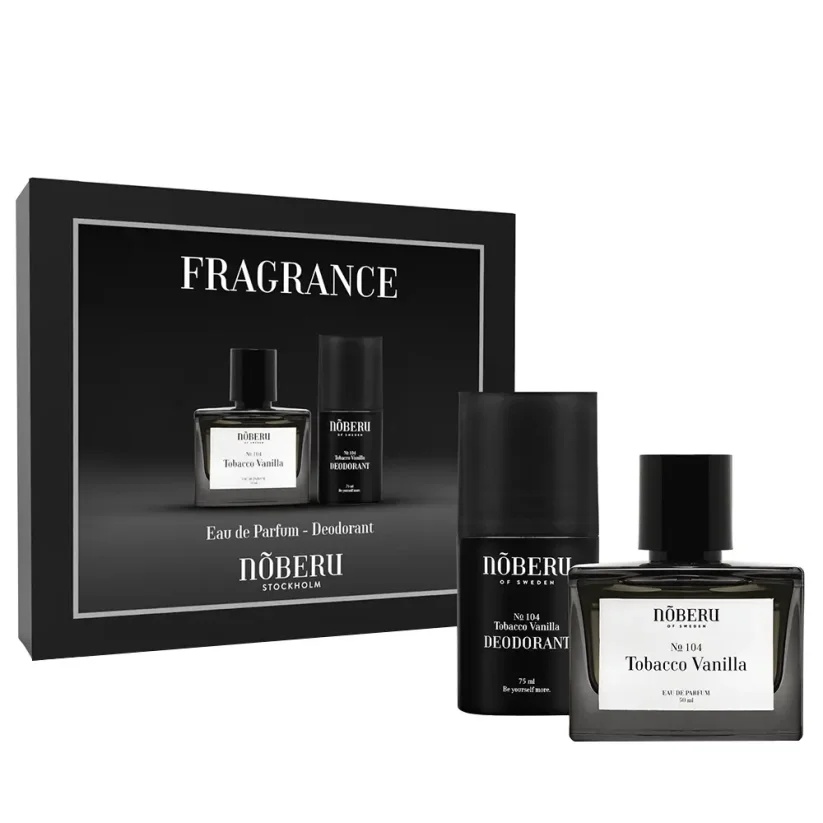 Set cadou Noberu Giftbox apa de parfum Tobacco Vanilla & Deodorant