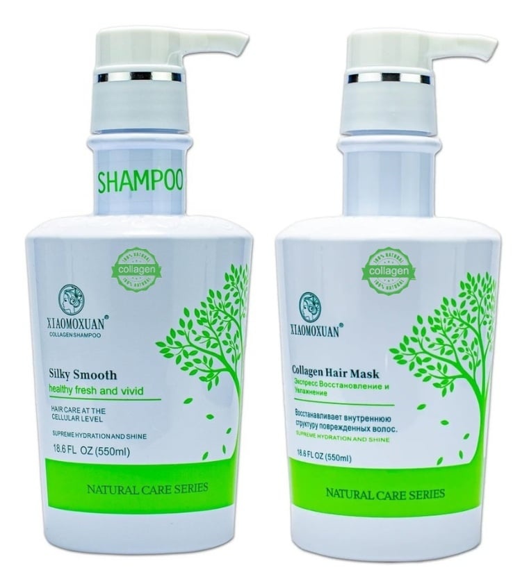 Set Cadou Xiaomoxuan S2M2 - Sampon si Masca cu Colagen