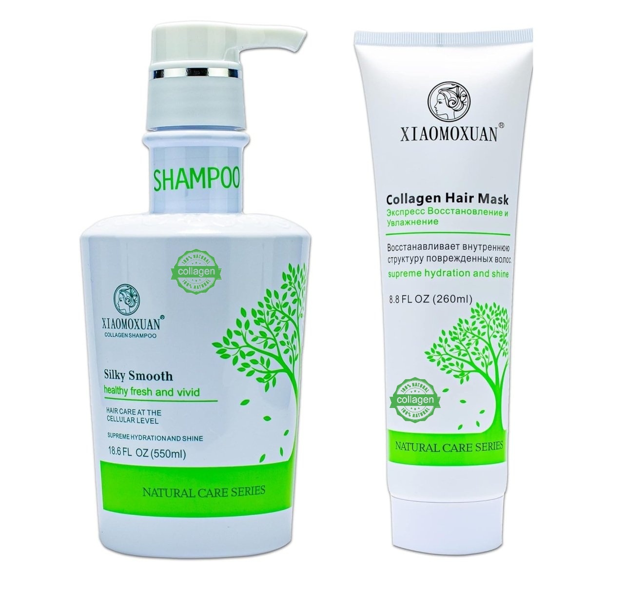 Set Cadou Xiaomoxuan S2M260 - Sampon + Masca cu Colagen