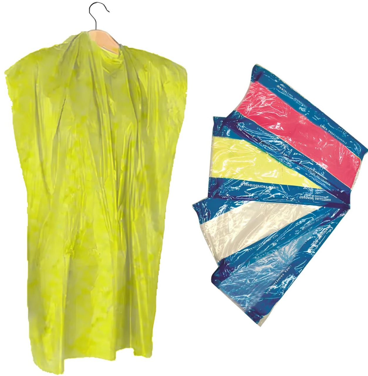 Set pelerine de unica folosinta Roial Galben 85x108cm 30buc