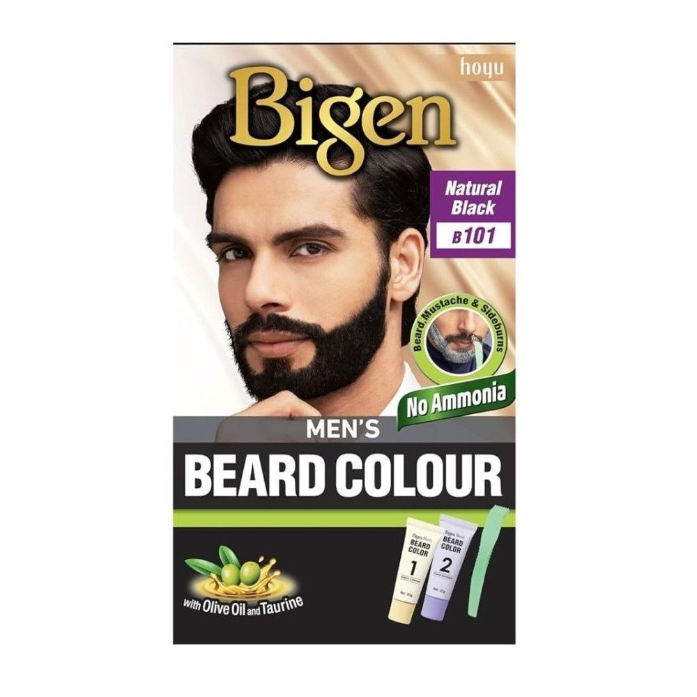 Vopsea de barba Bigen B101 Negru natural 40ml