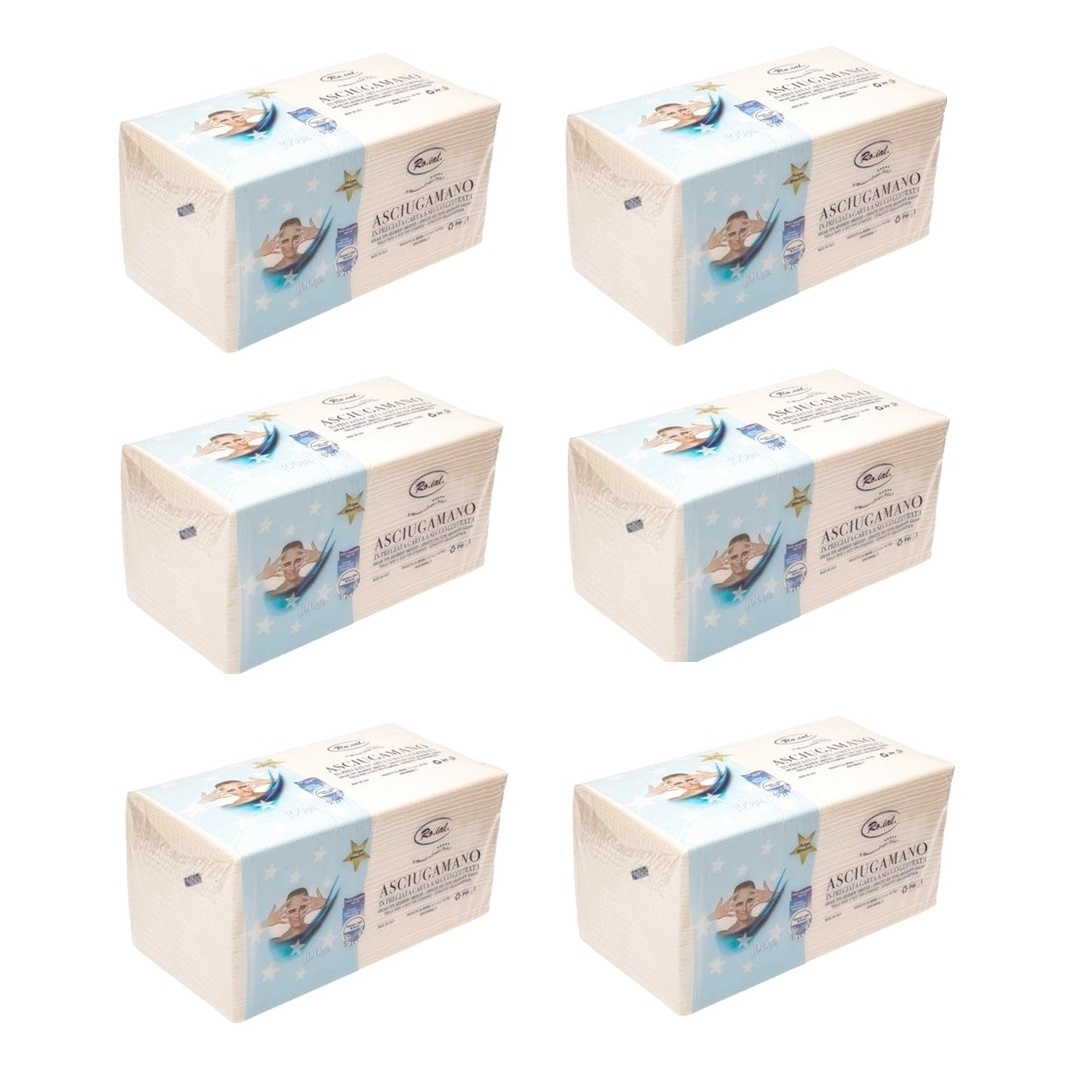 6x Prosoape Unica Folosinta Hartie 80x45 Roial 100 Buc