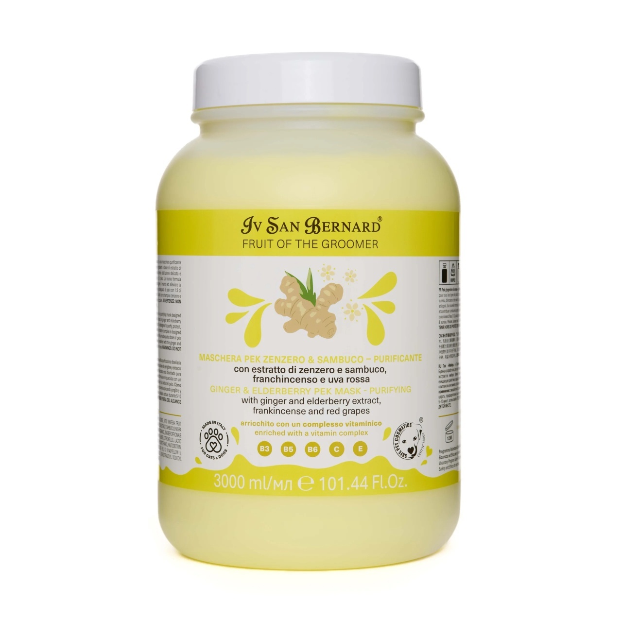 Balsam Iv San Bernard cu Ghimbir si Soc PEK Purifying Action NEW, pentru caini si pisici, 3l