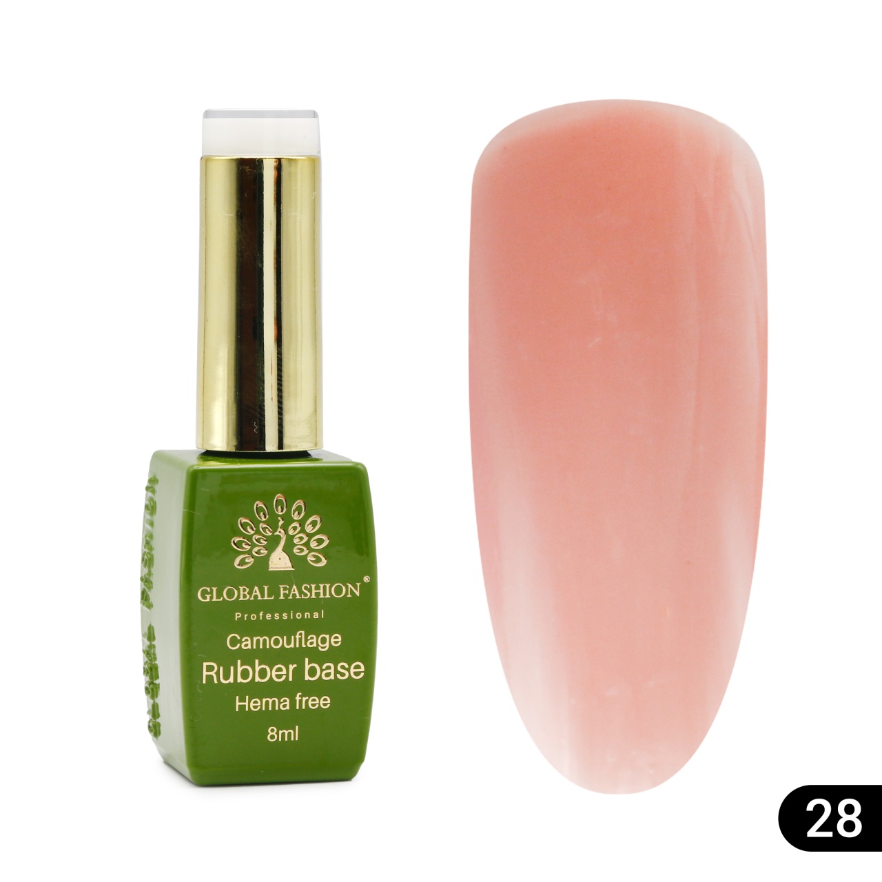 Bază de unghii Camouflage, fără Hema, 8 ml 28 - Free TPO