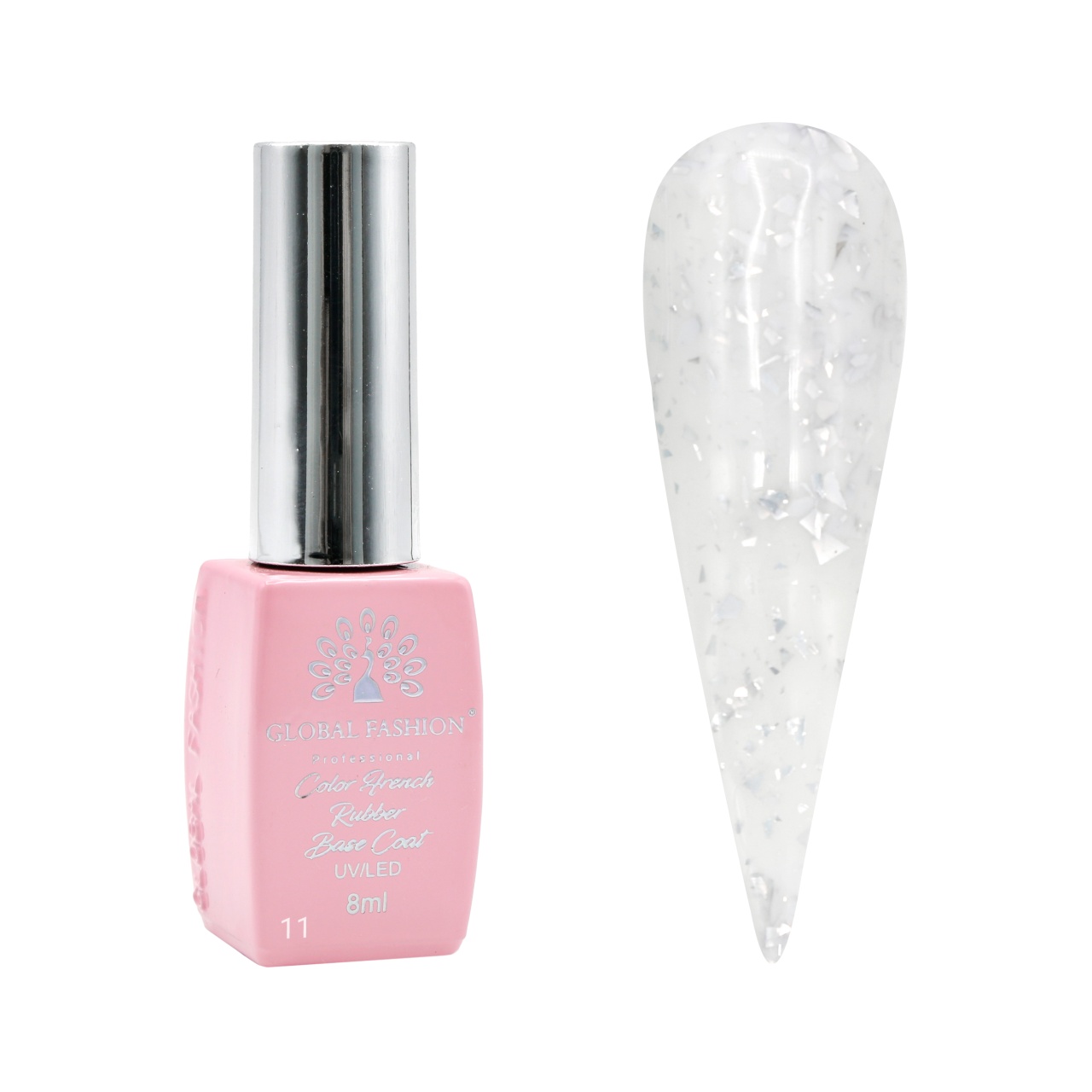 Baza Foil, baza cauciucata pentru unghii, 8 ml, 11 - Free TPO