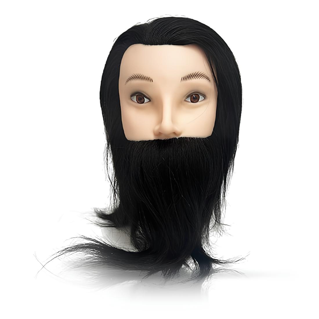 Cap Barbat, Manechin Frizerie Menoser - Saten Inchis