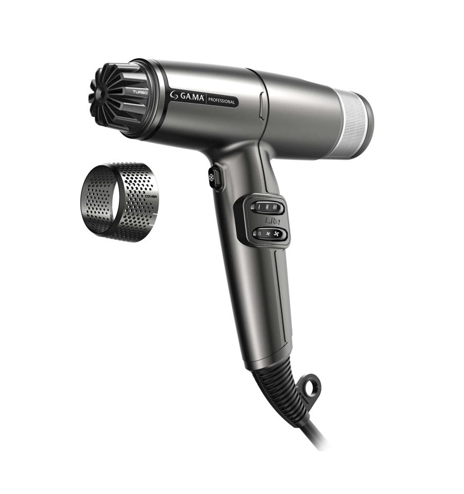 GA.MA IQ Lite Max Uscător de Păr Profesional – Putere Digitală de 1700W, Tehnologie Oxy-Active, Greutate Ultra-Redusă & Accesorii Premium