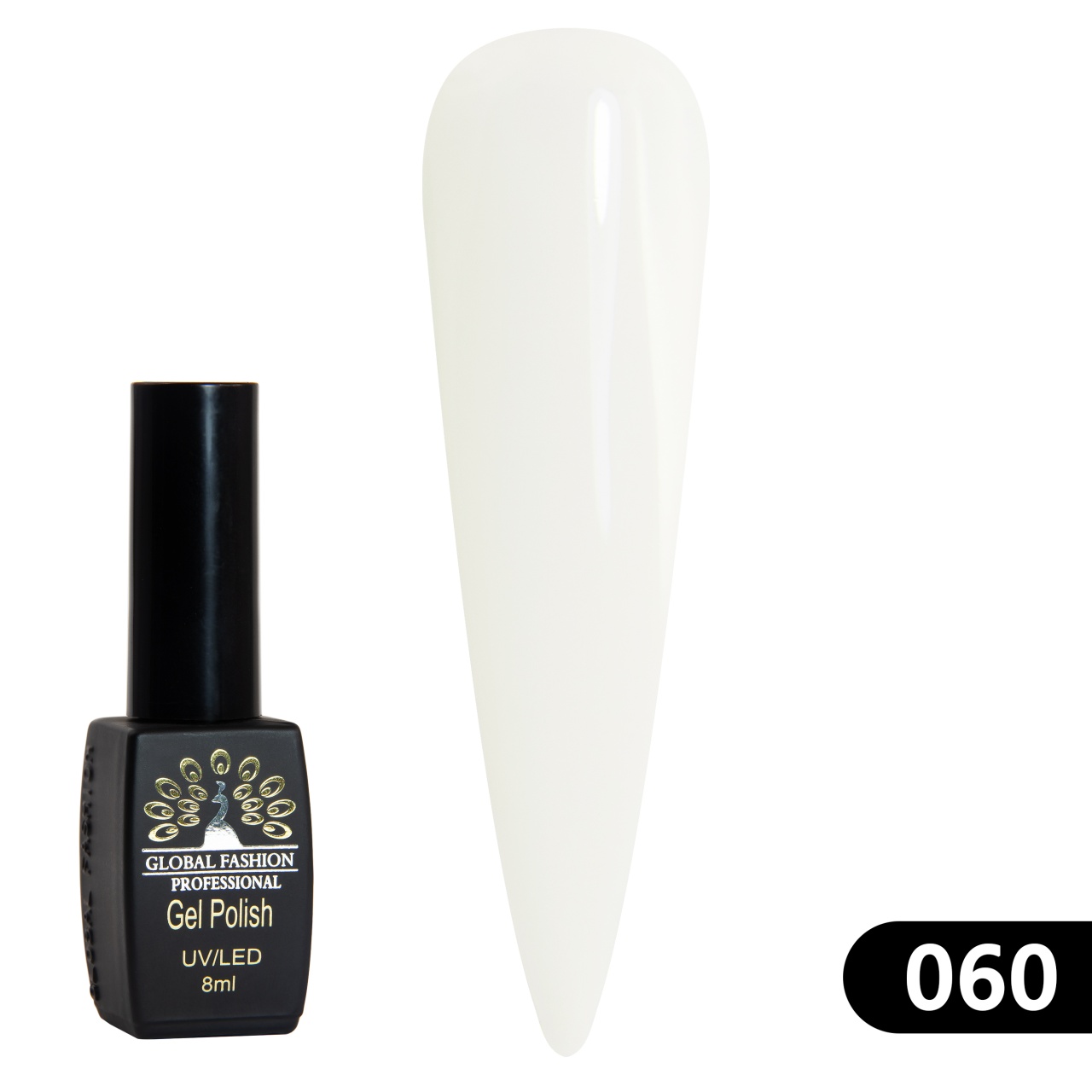 Oja semipermanenta BLACK ELITE, 8 ml, 060 - TPO Free