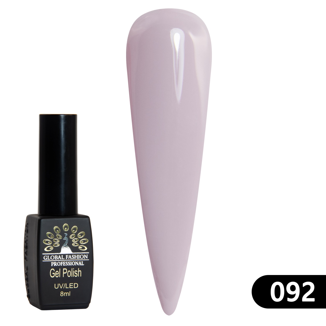 Oja semipermanenta BLACK ELITE, 8 ml, 092 - TPO Free