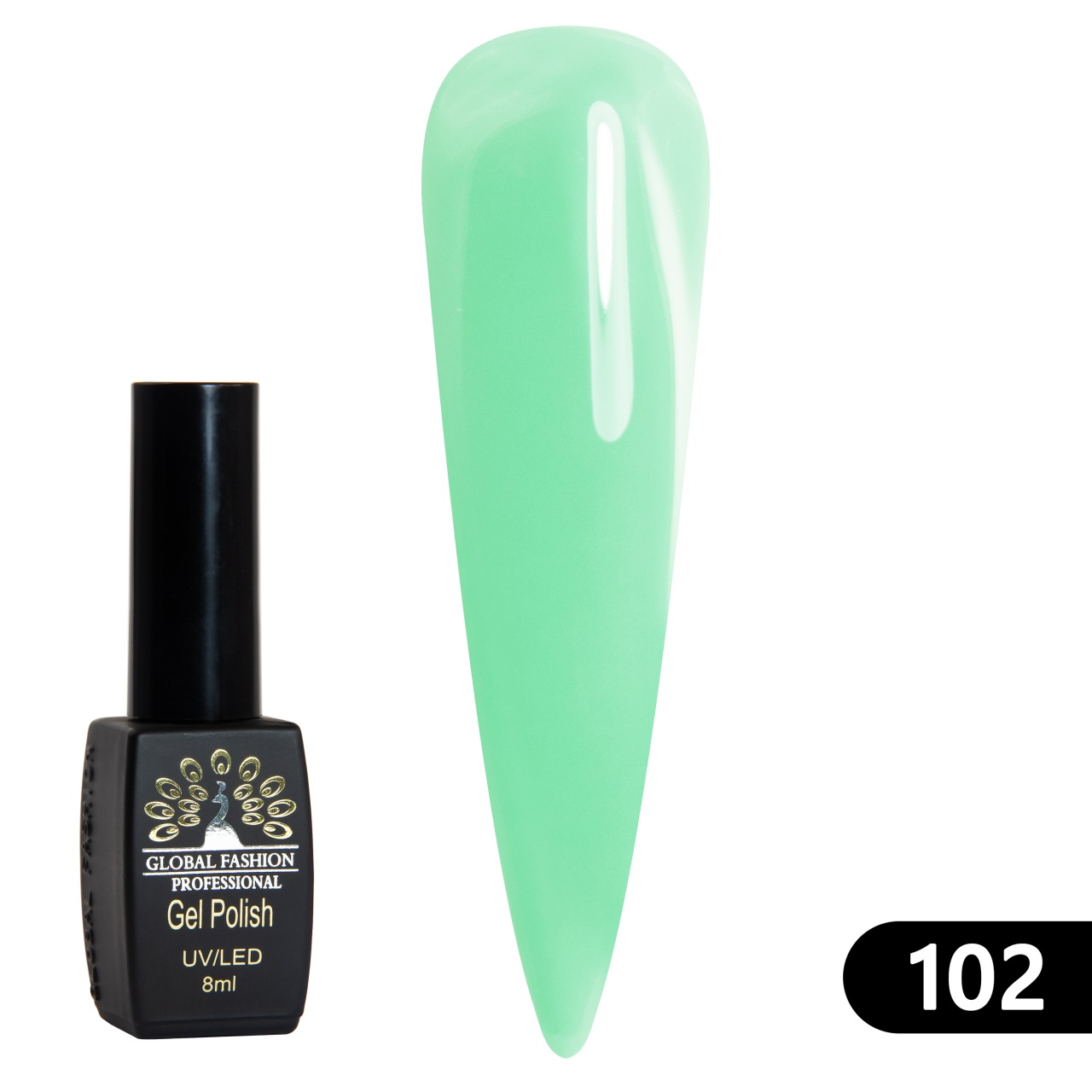 Oja semipermanenta BLACK ELITE, 8 ml,102 - TPO Free