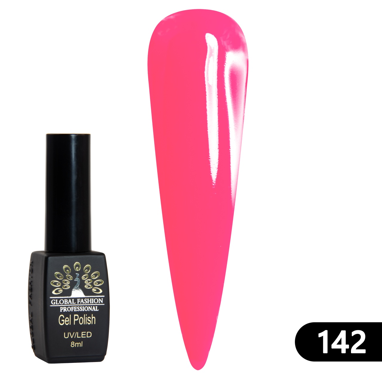 Oja semipermanenta BLACK ELITE, 8 ml,142 - TPO Free