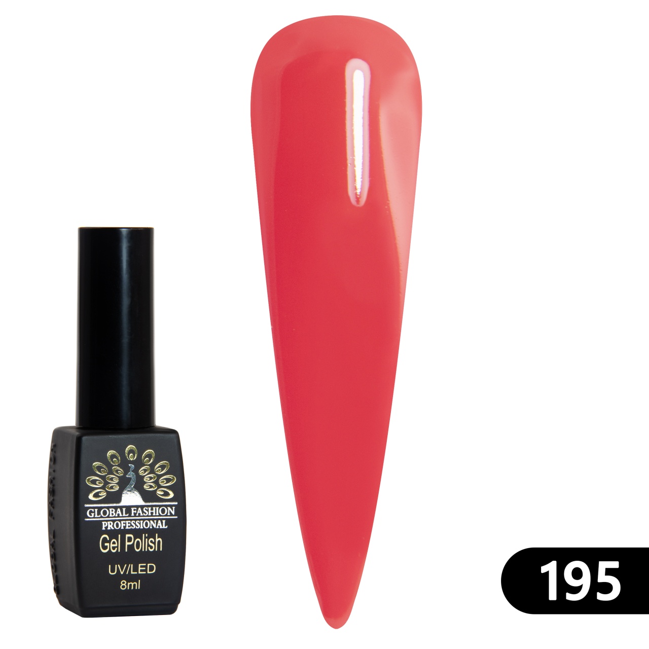 Oja semipermanenta BLACK ELITE, 8 ml, 195 - TPO Free
