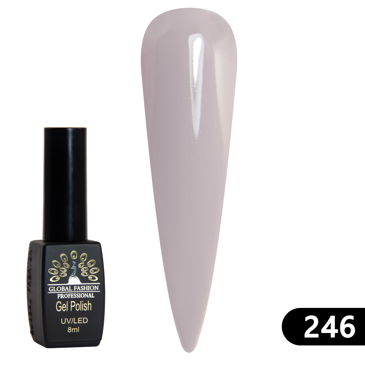 Oja semipermanenta BLACK ELITE, 8 ml, 246 - TPO Free